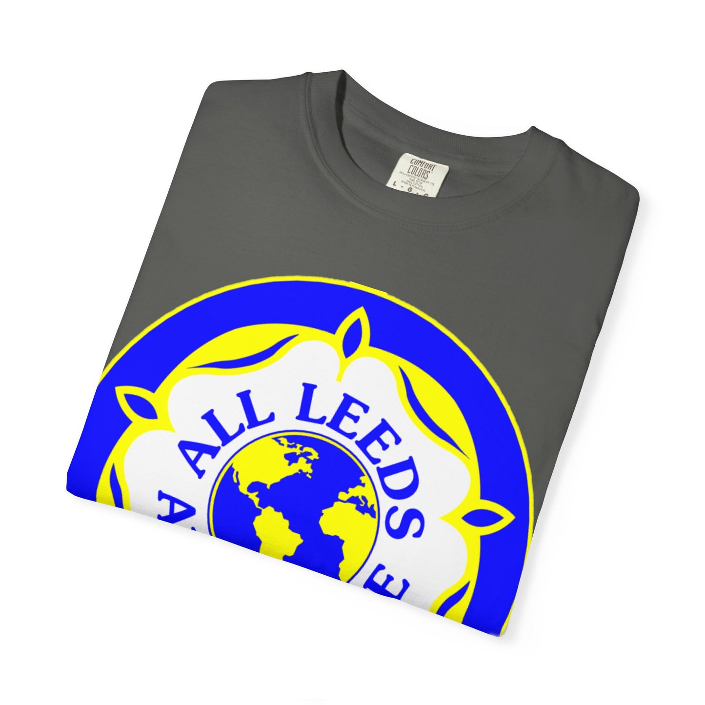 LUFC “All Leeds Aren’t We” Globe  Tee: Unisex Supporters Edition