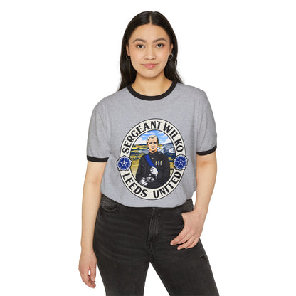 Sergeant Wilko Tribute Tee: Leeds  United Vintage Ringer Shirt