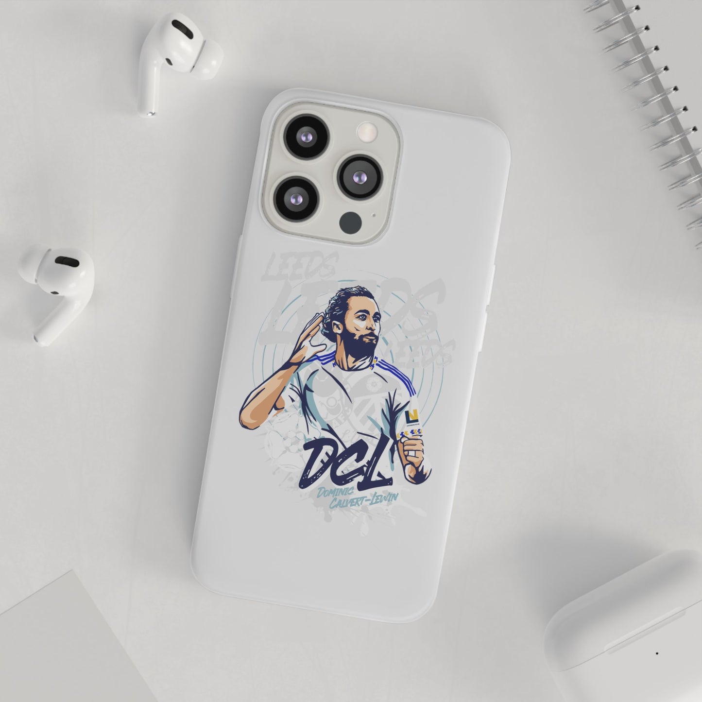 LUFC News “LEEDS: Dominic  Calvert-Lewin” Flexi Case - Lufcnews.co.uk