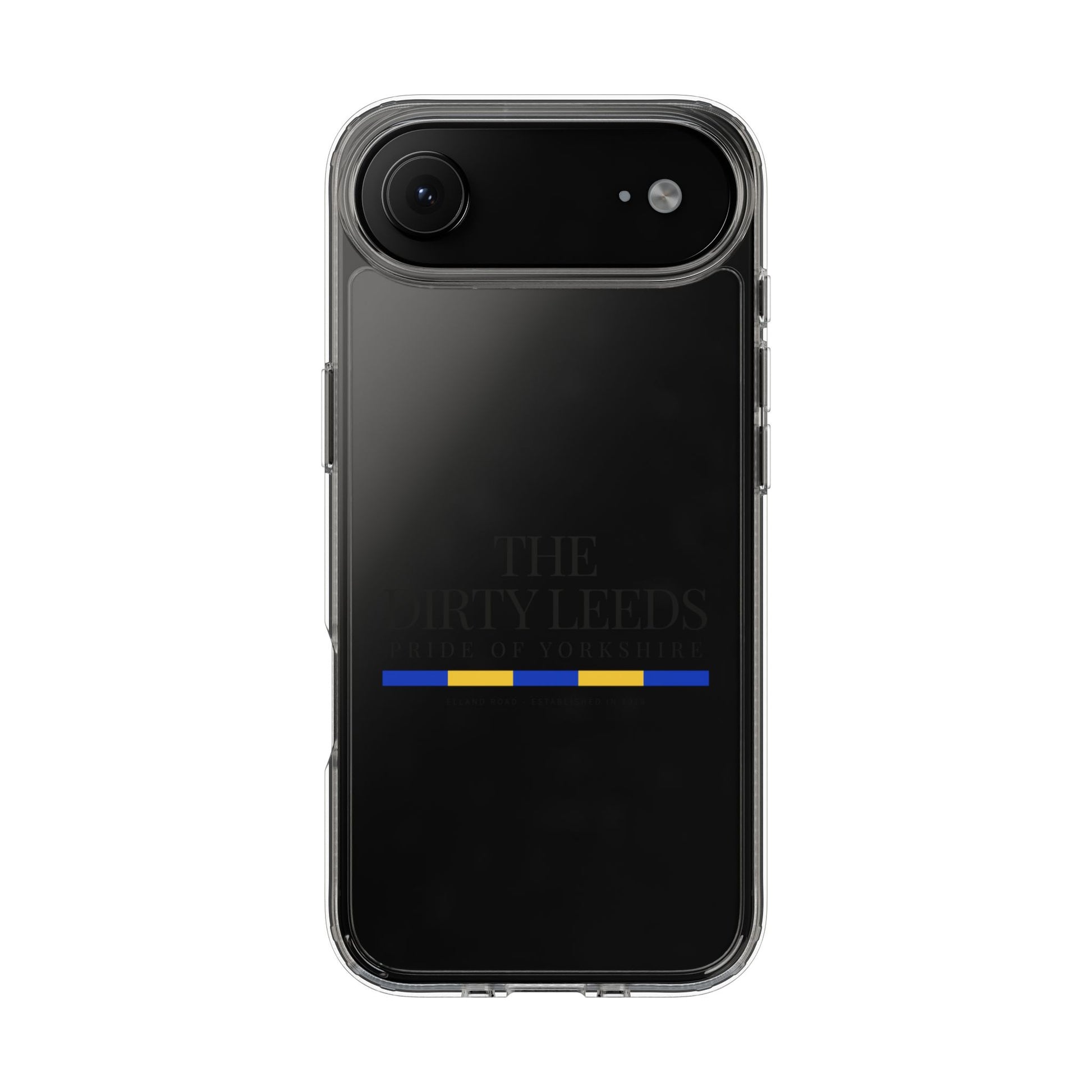LUFC “The Dirty Leeds: Pride of  Yorkshire” Clear Phone Case - Lufcnews.co.uk