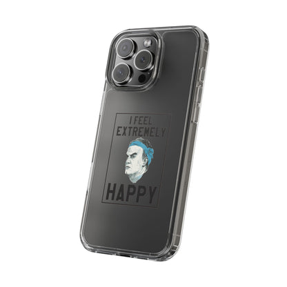 Clear Phone Case - Bielsa I feel Extremely Happy