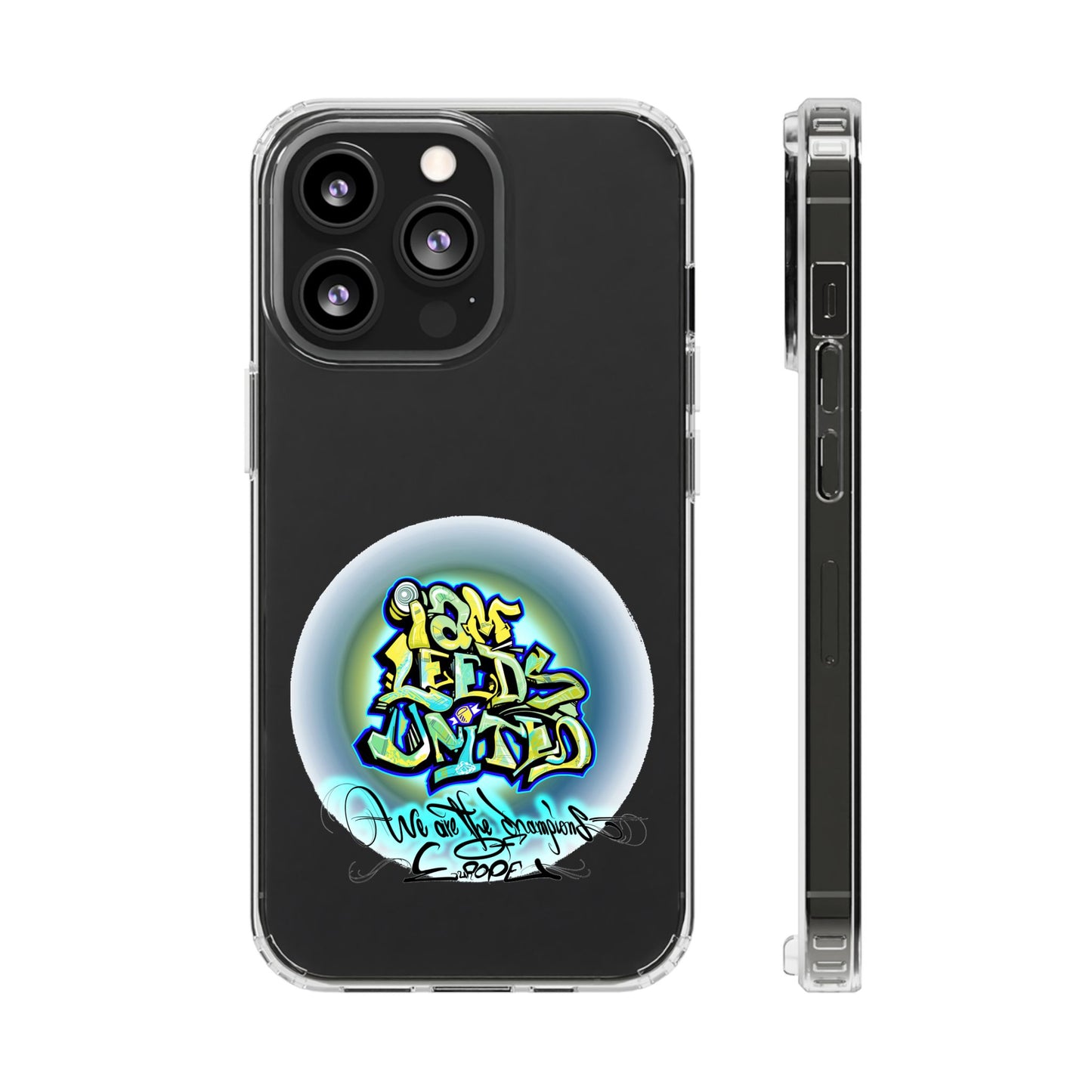 LUFC “I AM LEEDS UNITED” Clear  Impact-Resistant Case