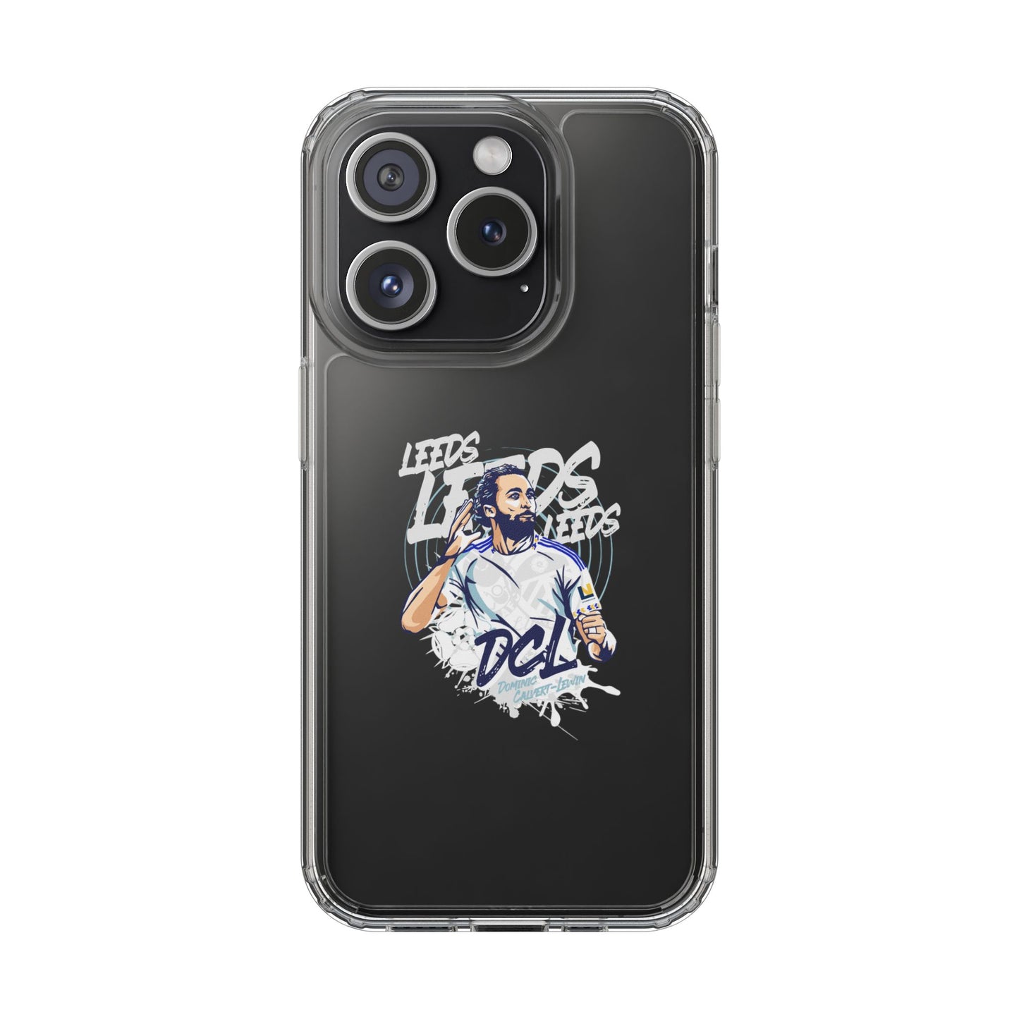 LUFC News “LEEDS: Dominic  Calvert-Lewin” Clear Phone Case - Lufcnews.co.uk