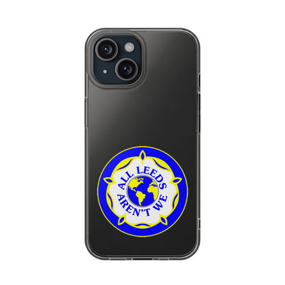 LUFC “All Leeds Aren’t We” Clear  Impact-Resistant Case - Lufcnews.co.uk