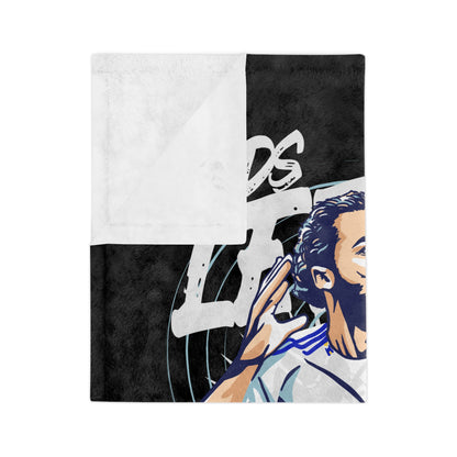 21 LUFC Christmas Velveteen Sports Blanket “ALL LEEDS AREN’T WE” Christmas Edition - Lufcnews.co.uk