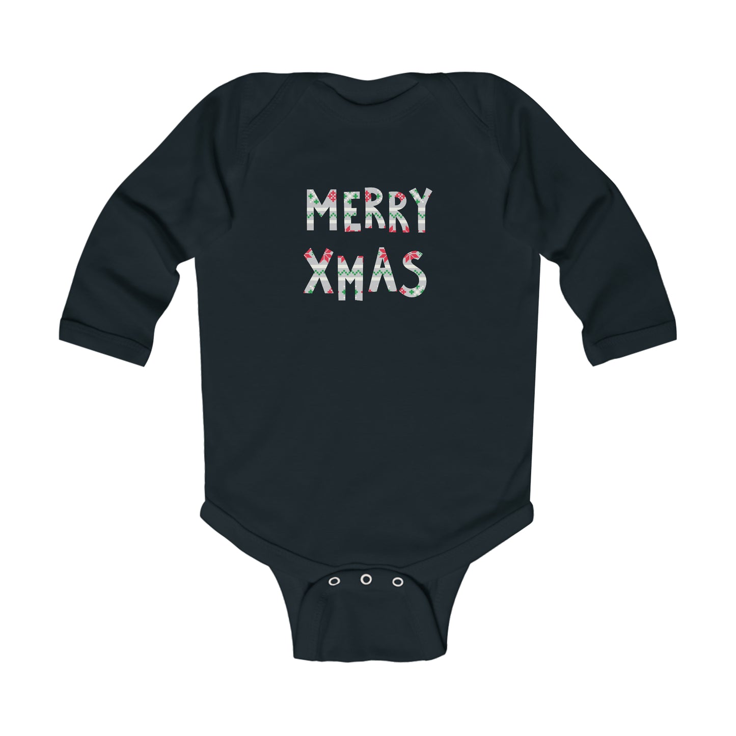 Merry Xmas Long Sleeve Bodysuit