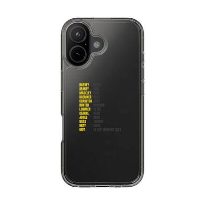 Clear Phone Case - 1972 FA Cup Winners