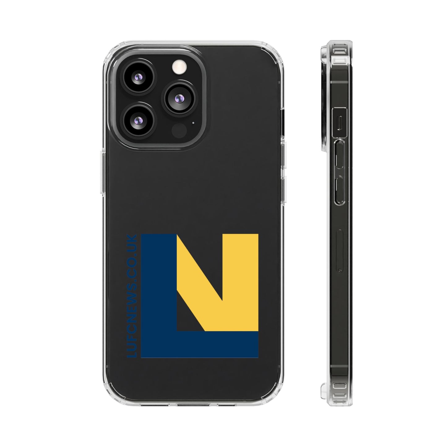 Leeds United “LUFCNEWS.CO.UK”  Clear Impact-Resistant Case