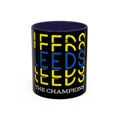Leeds United “The Champions” Accent  Mug