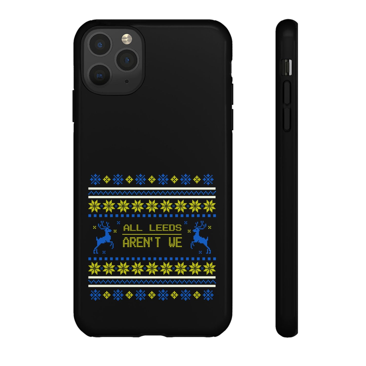 LUFC 'All Leeds Aren't We' Phone  Case: Christmas Edition