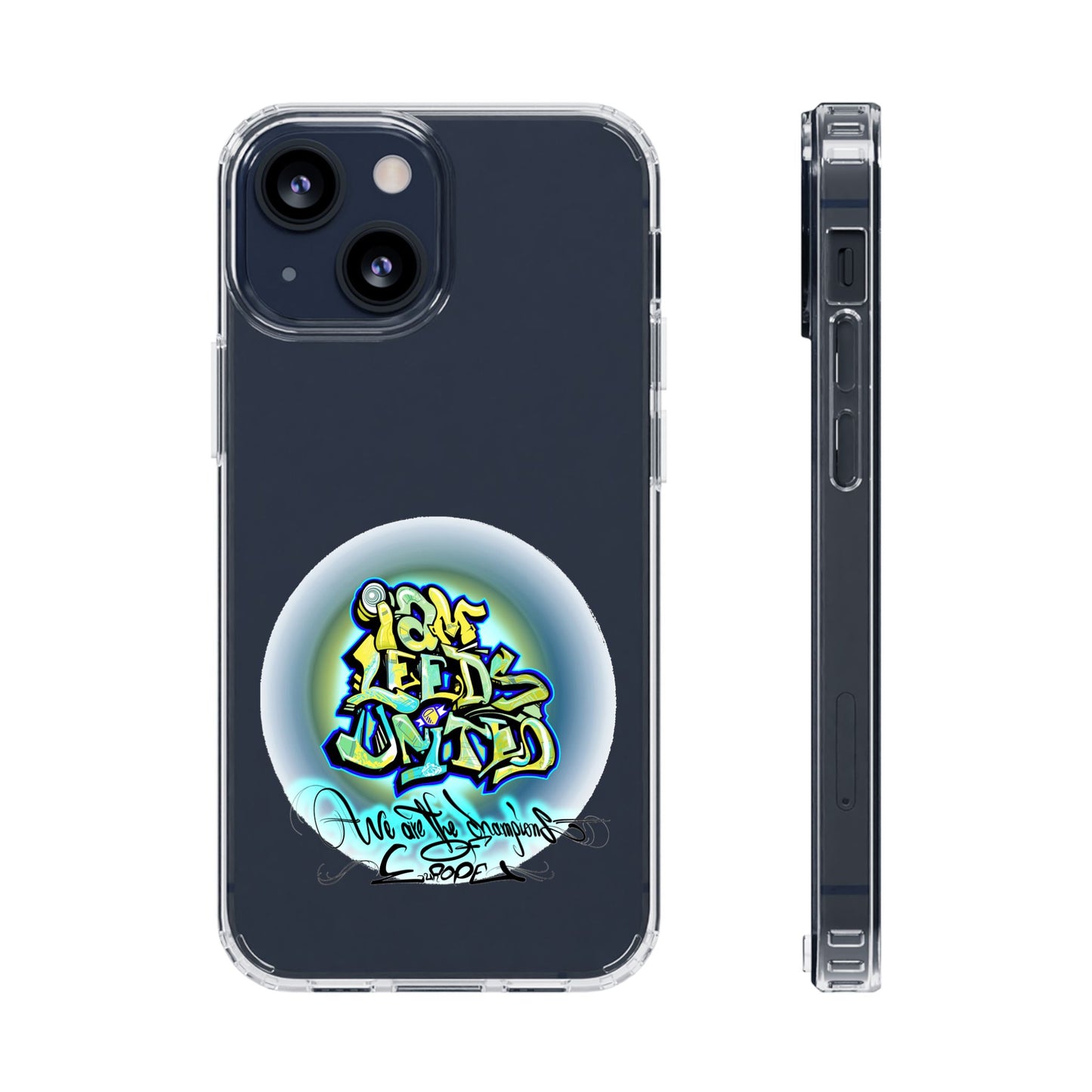 LUFC “I AM LEEDS UNITED” Clear  Impact-Resistant Case