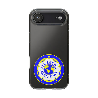 LUFC “All Leeds Aren’t We” Clear  Impact-Resistant Case - Lufcnews.co.uk