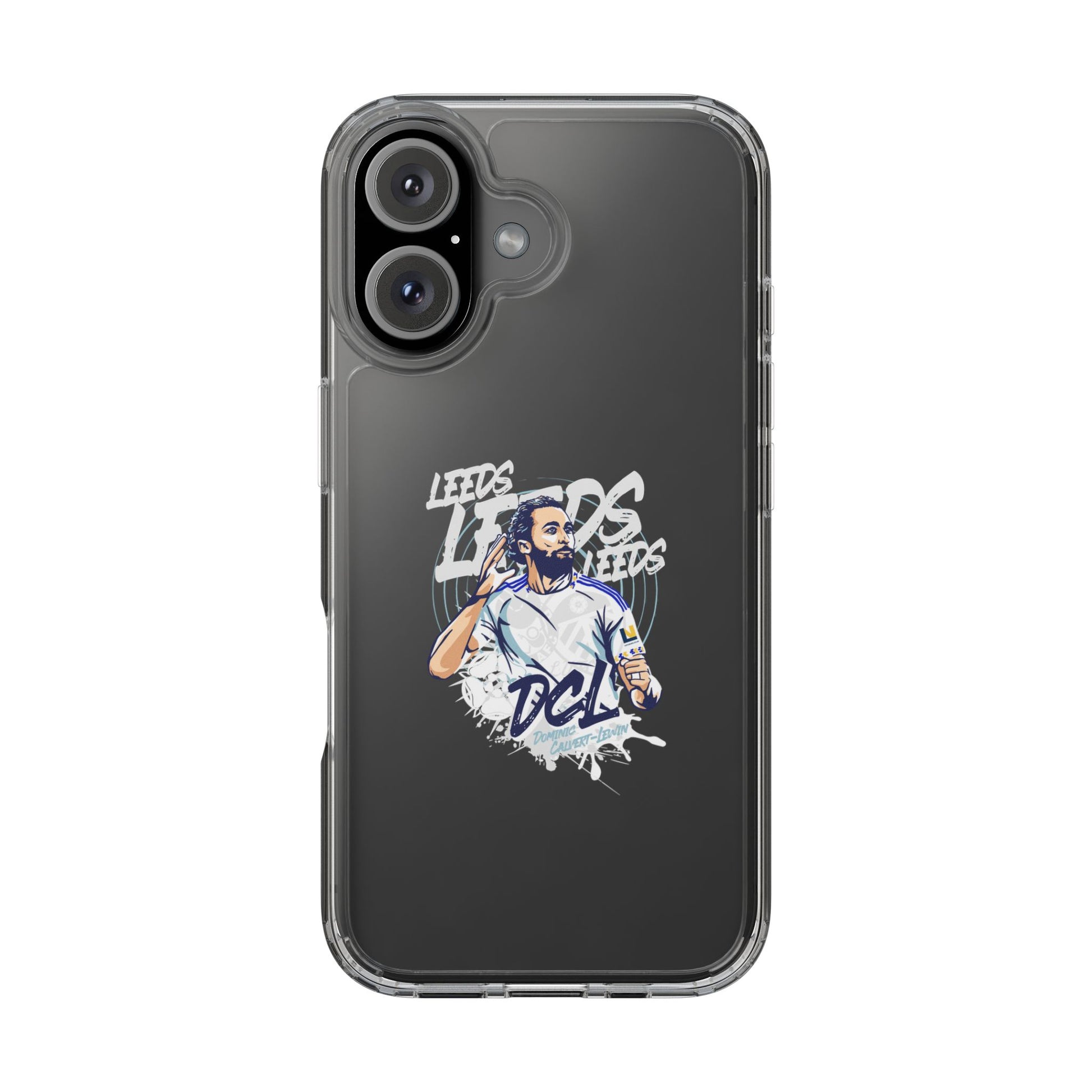 LUFC News “LEEDS: Dominic  Calvert-Lewin” Clear Phone Case - Lufcnews.co.uk