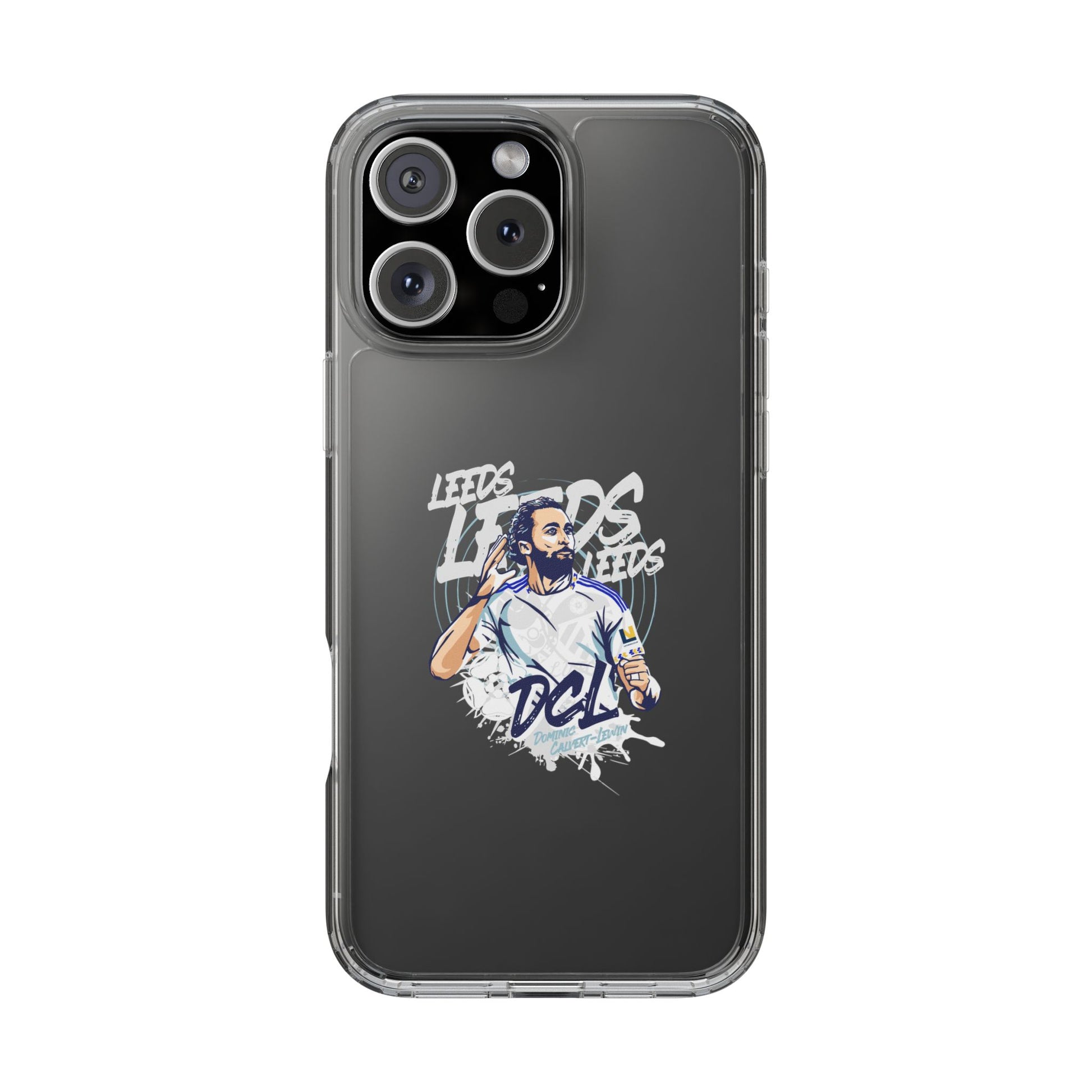 LUFC News “LEEDS: Dominic  Calvert-Lewin” Clear Phone Case - Lufcnews.co.uk