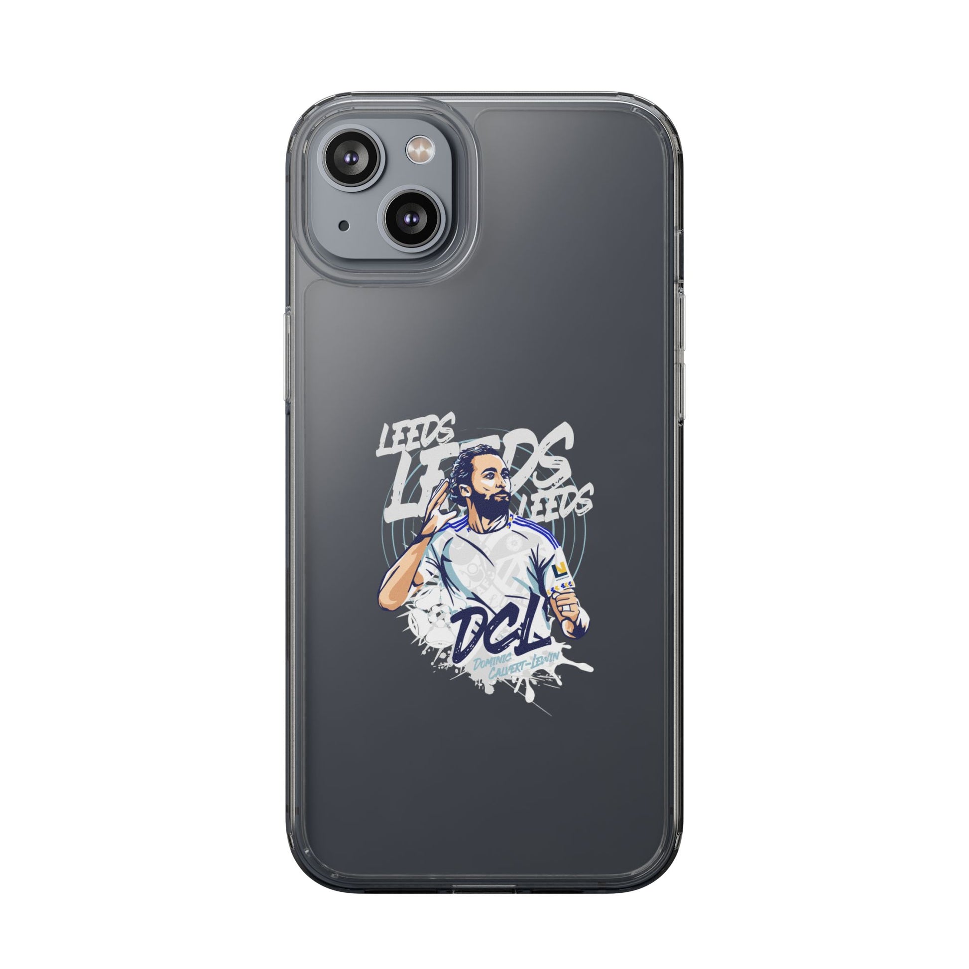 LUFC News “LEEDS: Dominic  Calvert-Lewin” Clear Phone Case - Lufcnews.co.uk