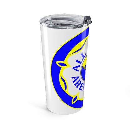 LUFC “All Leeds Aren’t We” 20oz  Stainless Steel Tumbler: Bold Travel  Mug for Loyal Fans