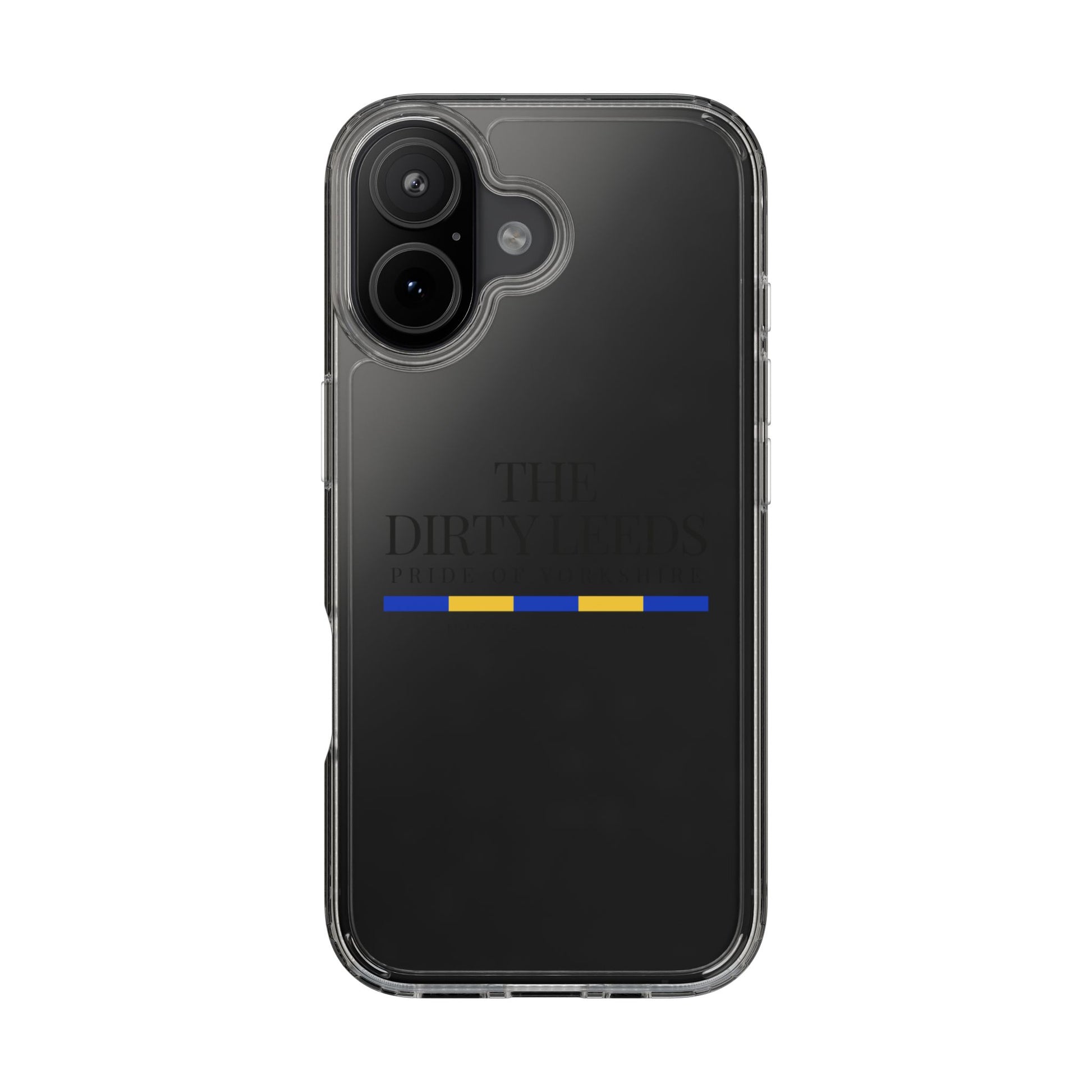 LUFC “The Dirty Leeds: Pride of  Yorkshire” Clear Phone Case - Lufcnews.co.uk