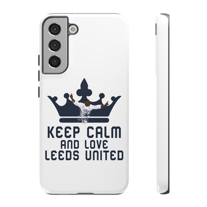 Tøft telefonveske - Keep Calm and Love Leeds United