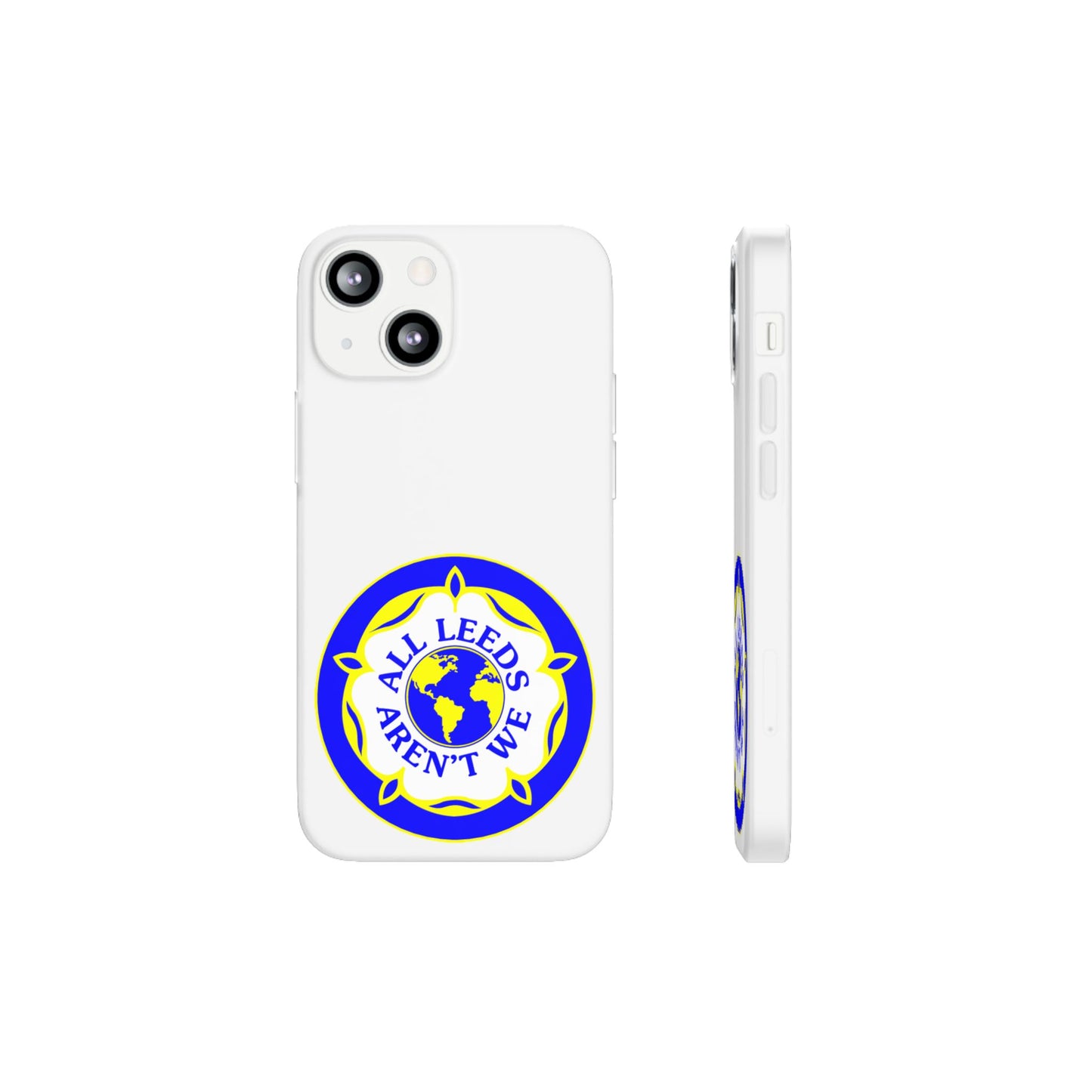 LUFC 'All Leeds Aren't We' Retro  Football: Flexi Case