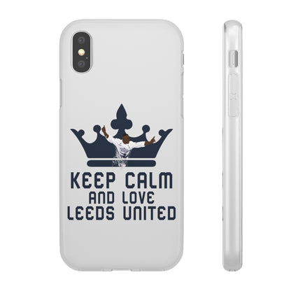 Funda flexible: mantén la calma y ama al Leeds United