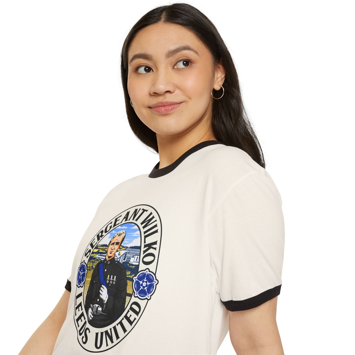 Sergeant Wilko Tribute Tee: Leeds  United Vintage Ringer Shirt
