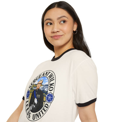Sergeant Wilko Tribute Tee: Leeds  United Vintage Ringer Shirt