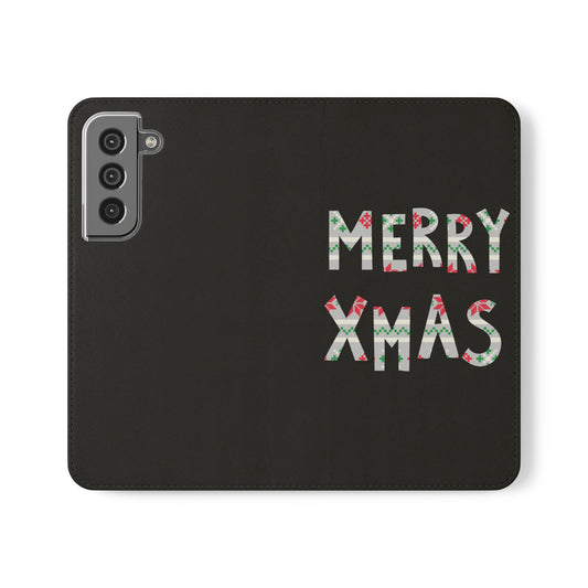 Leeds United "MERRY XMAS" Flip  Case Phone Wallet: Christmas  Edition