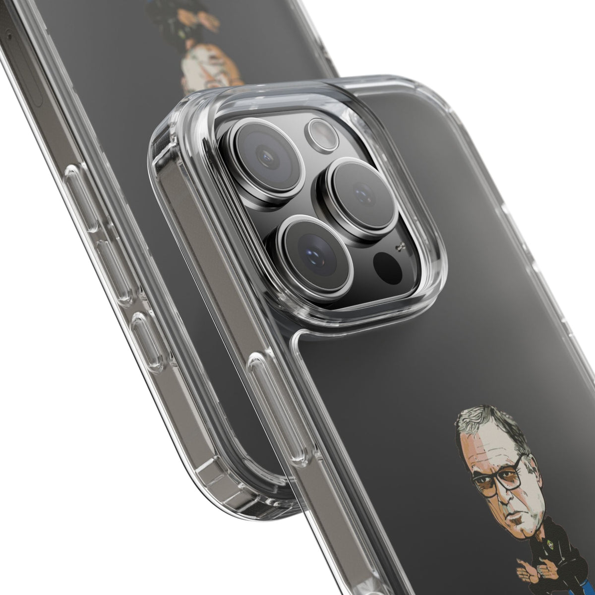 Clear Phone Case - Cartoon Bielsa the Godfather