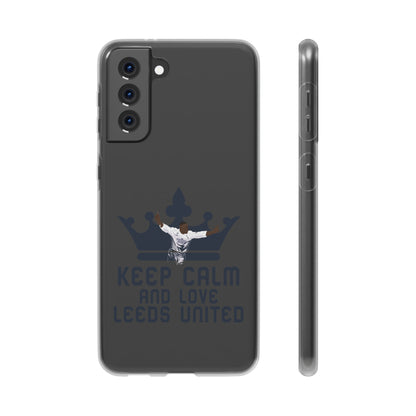 Funda flexible: mantén la calma y ama al Leeds United