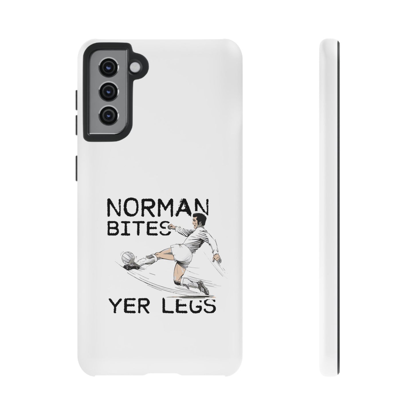 Leeds United NORMAN BITES 'YER  LEGS' Phone Case