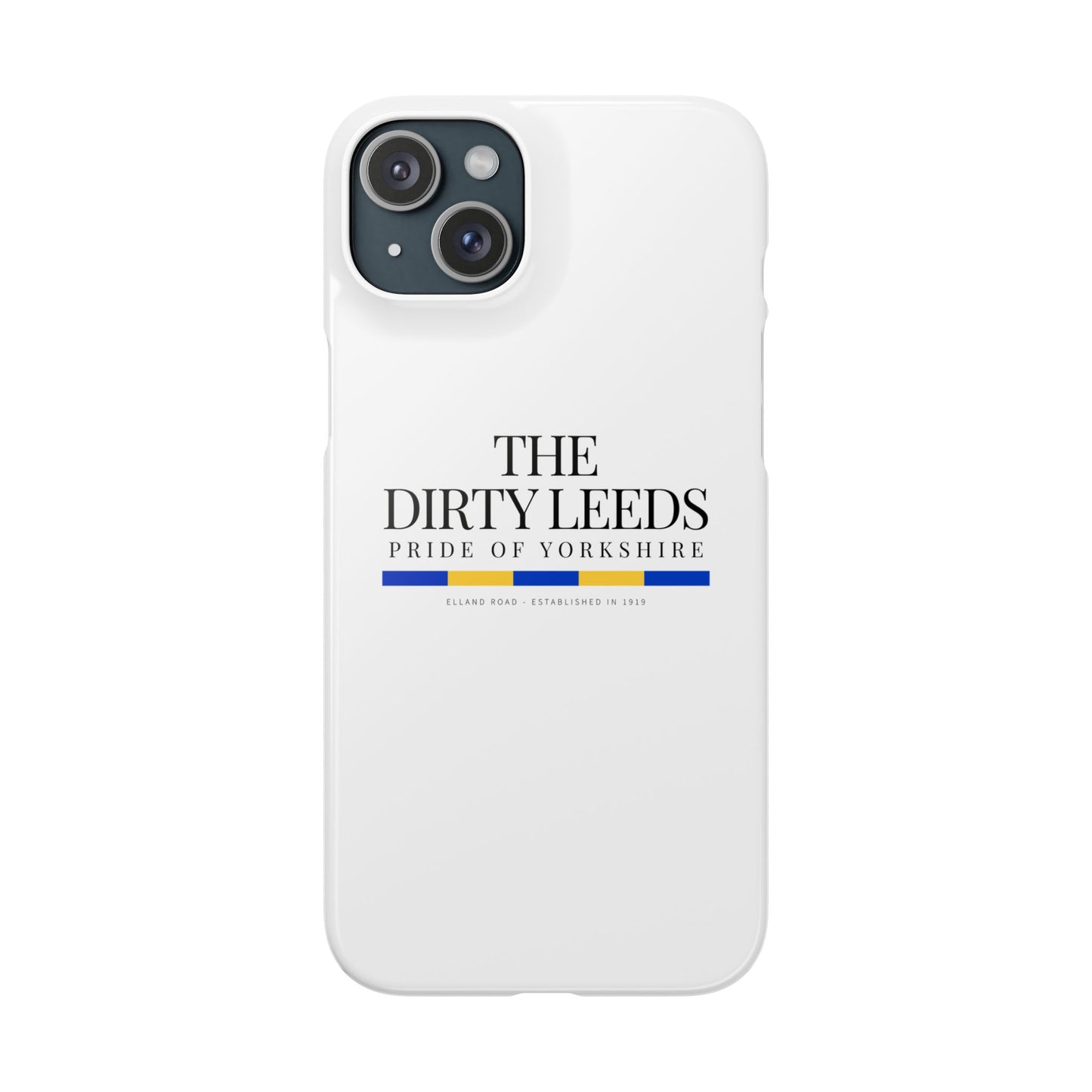 LUFC “The Dirty Leeds: Pride of  Yorkshire” Snap Case