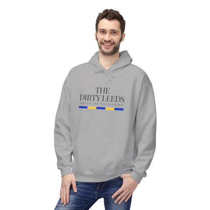 LUFC “The Dirty Leeds: Pride of  Yorkshire” Softstyle Fleece Hoodie - Lufcnews.co.uk