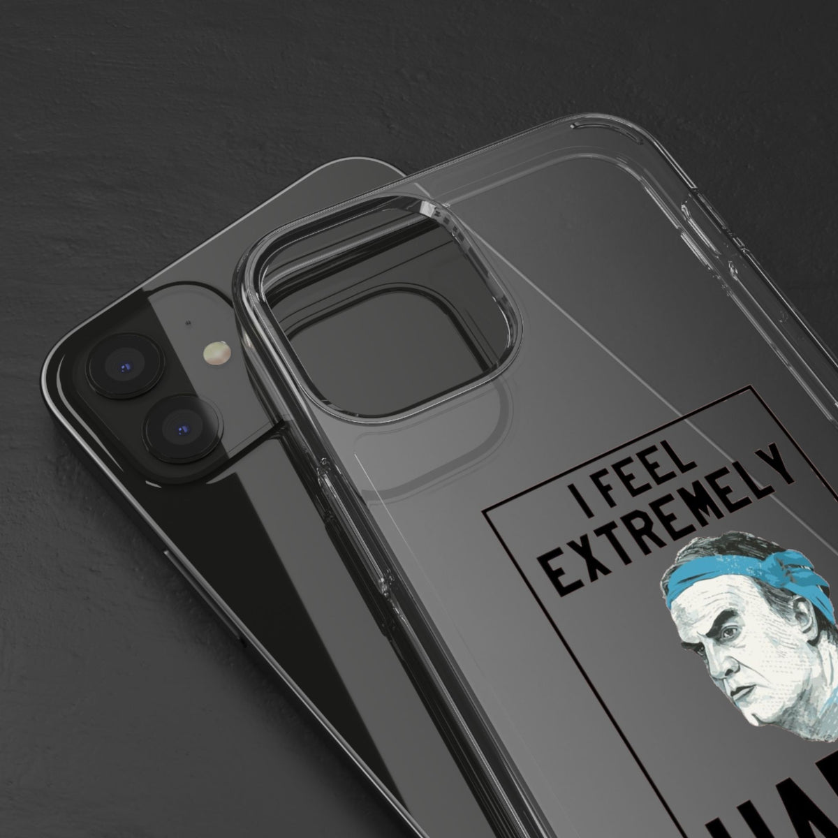 Clear Phone Case - Bielsa I feel Extremely Happy