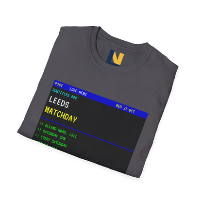 Leeds Matchday Teletext T-Shirt