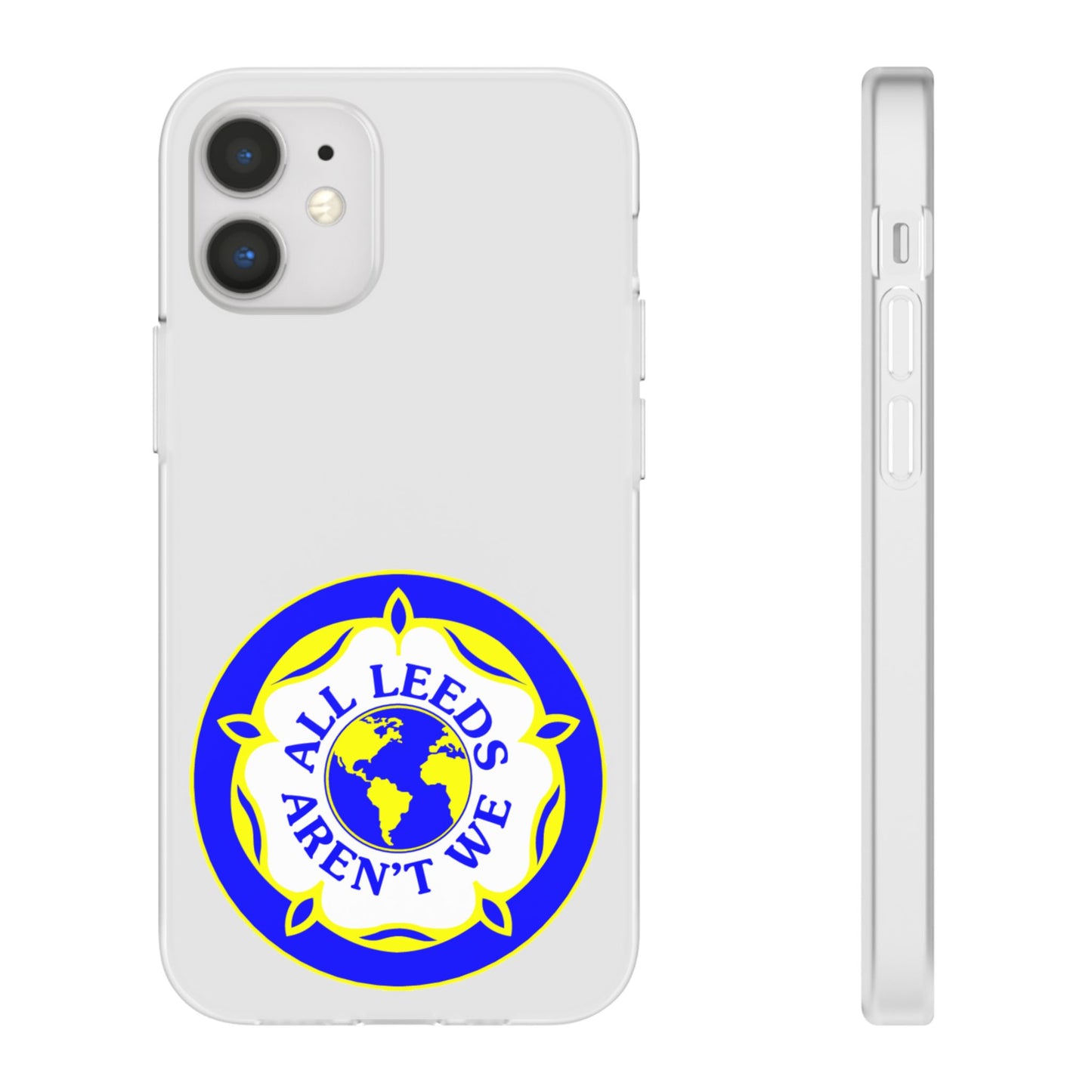 LUFC 'All Leeds Aren't We' Retro  Football: Flexi Case
