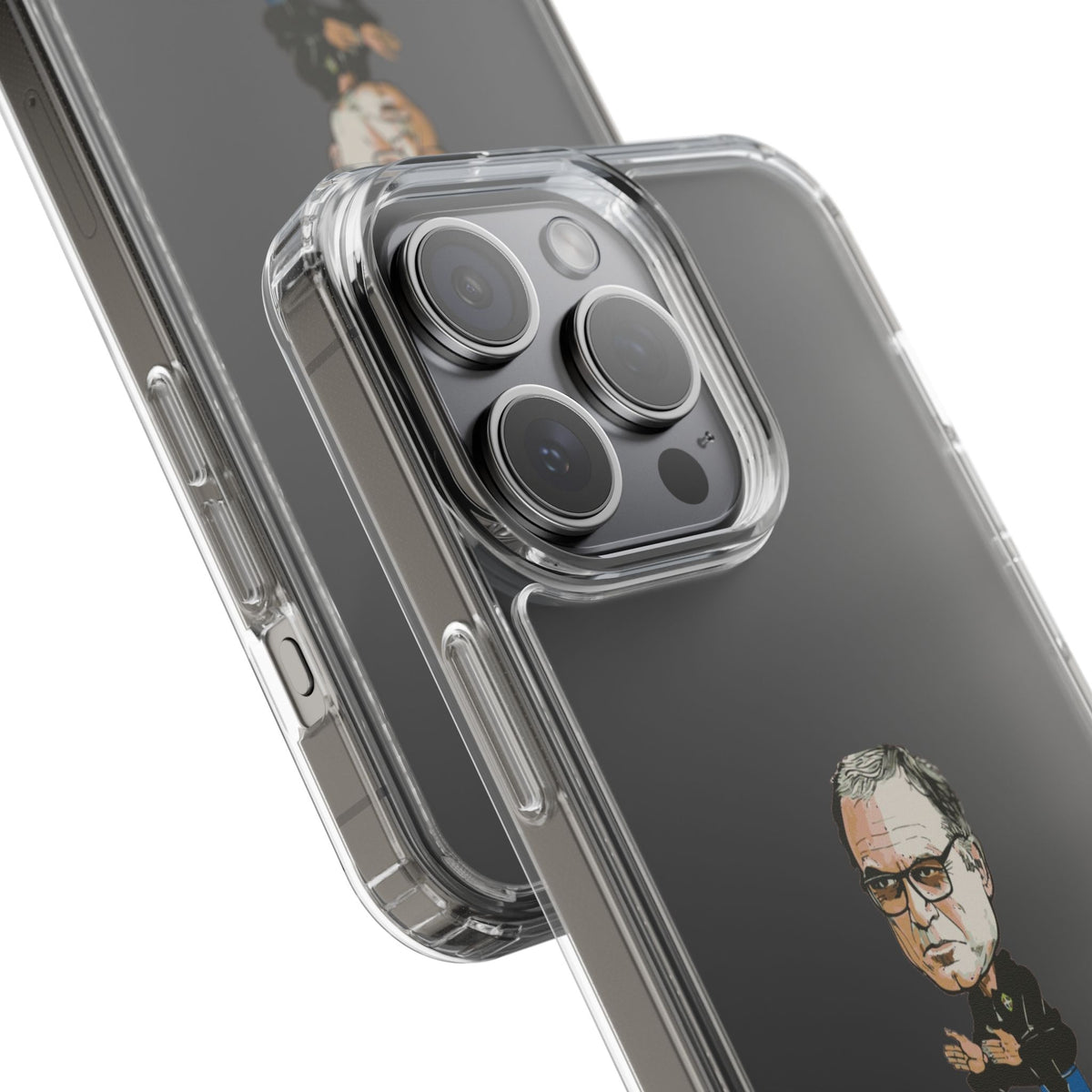 Clear Phone Case - Cartoon Bielsa the Godfather