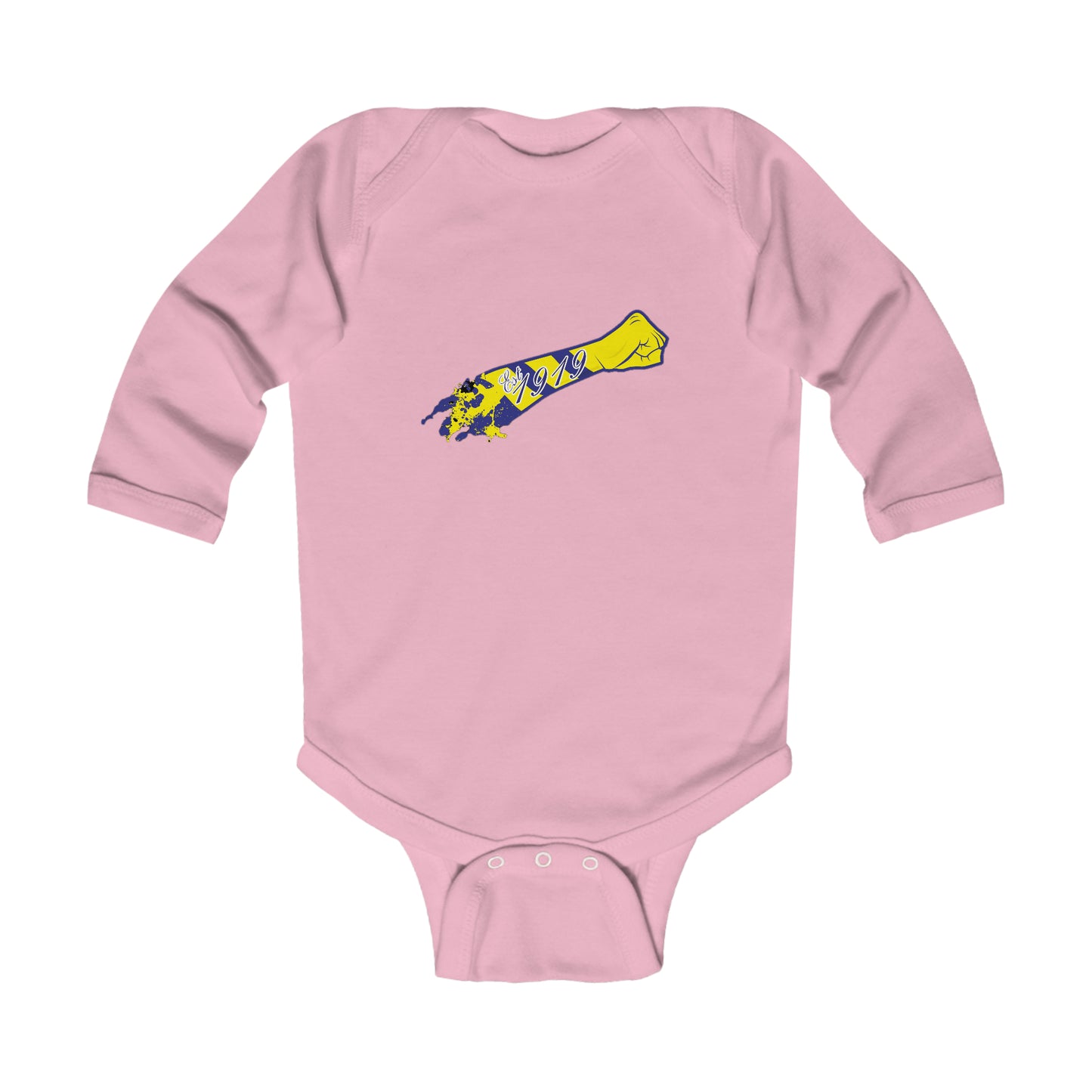 LUFC Salute Yellow Long Sleeve Bodysuit