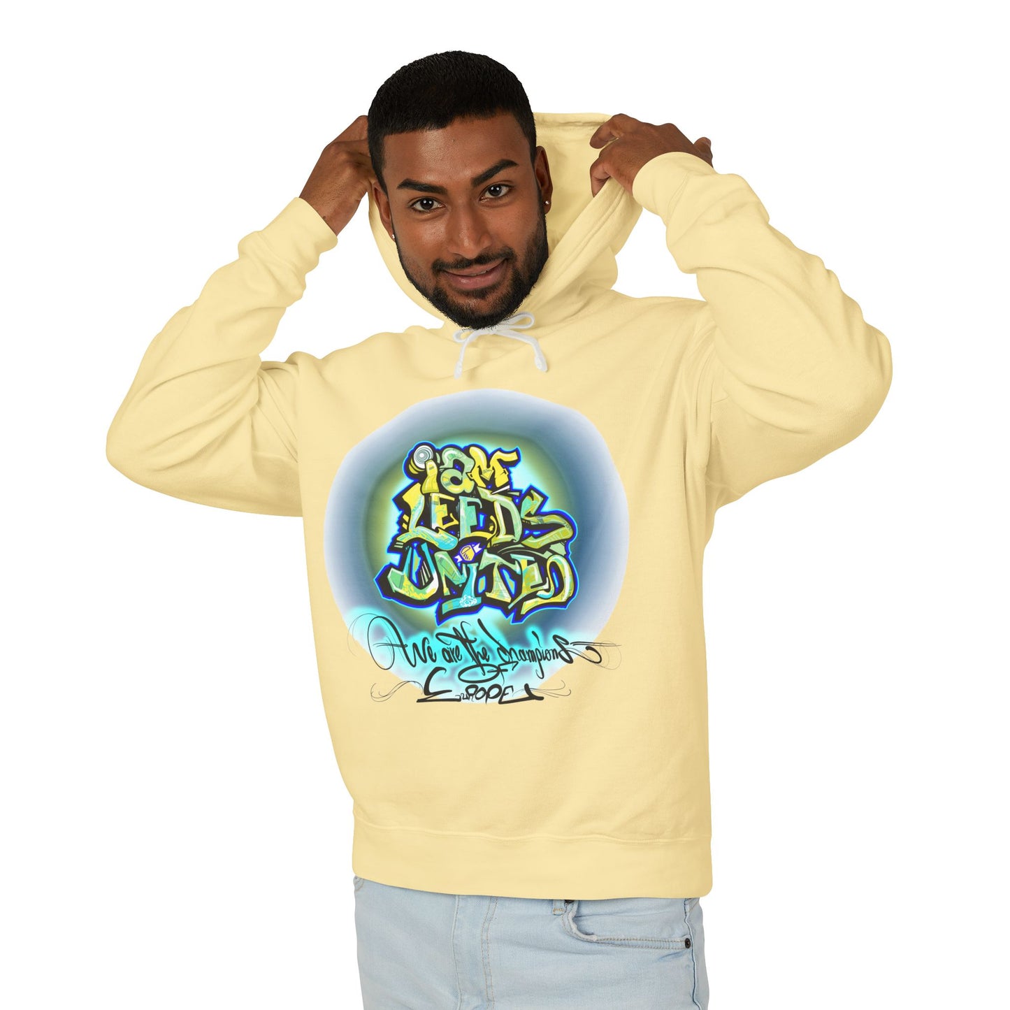 LUFC "I am Leeds United" Hoodie  Lightweight Unisex