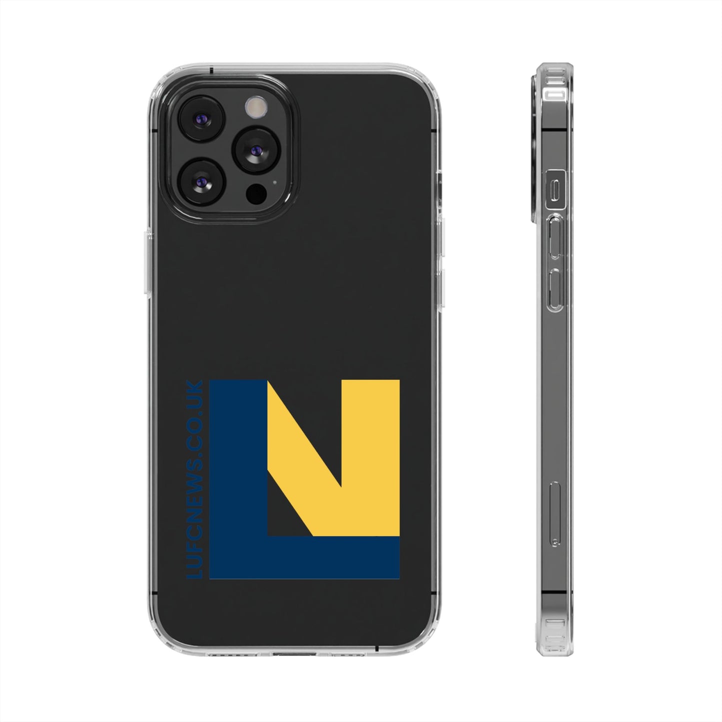 Leeds United “LUFCNEWS.CO.UK”  Clear Impact-Resistant Case