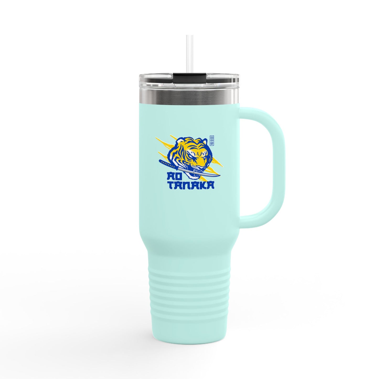 LUFC “AO Tanaka” 40oz Insulated  Travel Mug: Premium Stainless Steel  Drinkware for Dedicated Fans