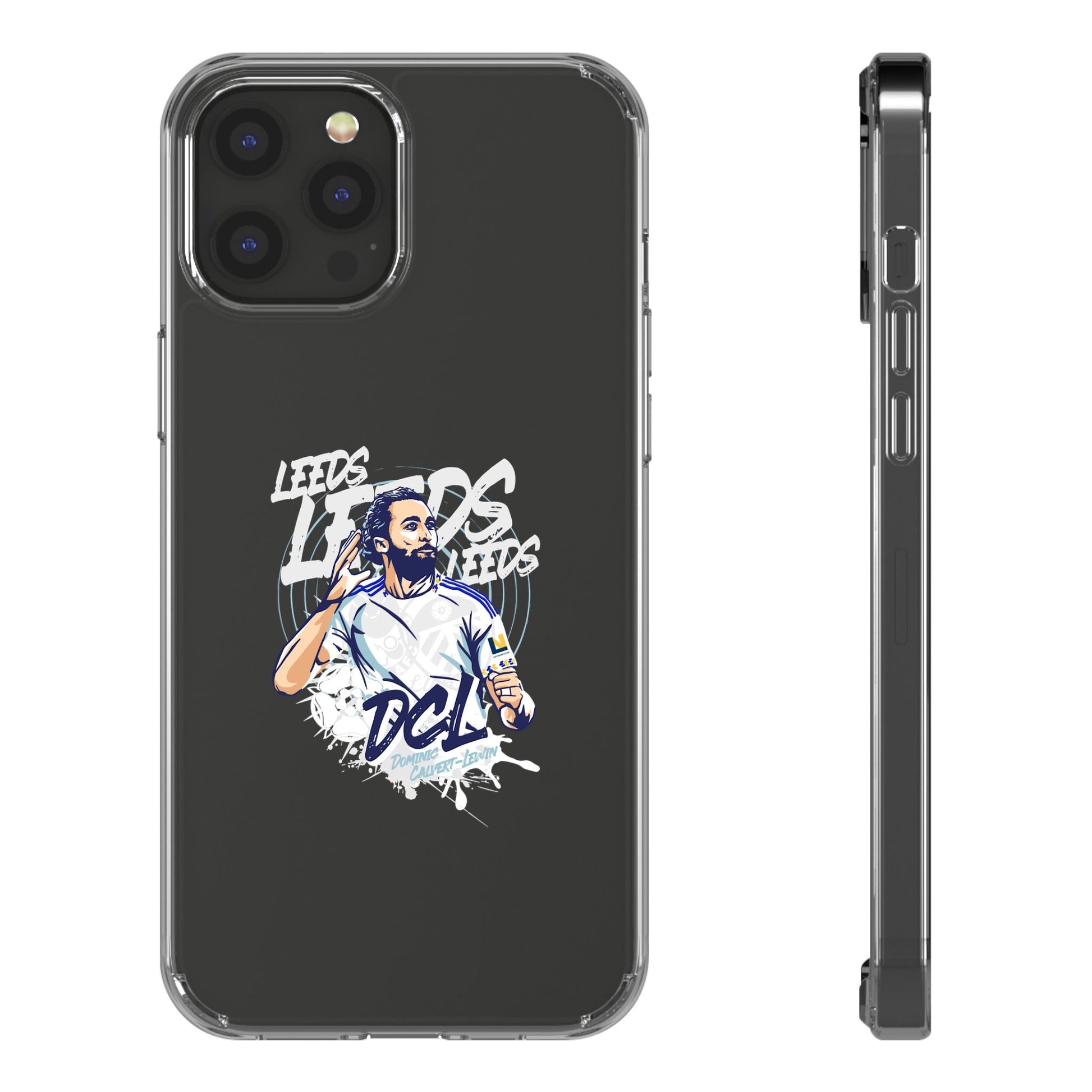 LUFC News “LEEDS: Dominic  Calvert-Lewin” Clear Phone Case - Lufcnews.co.uk