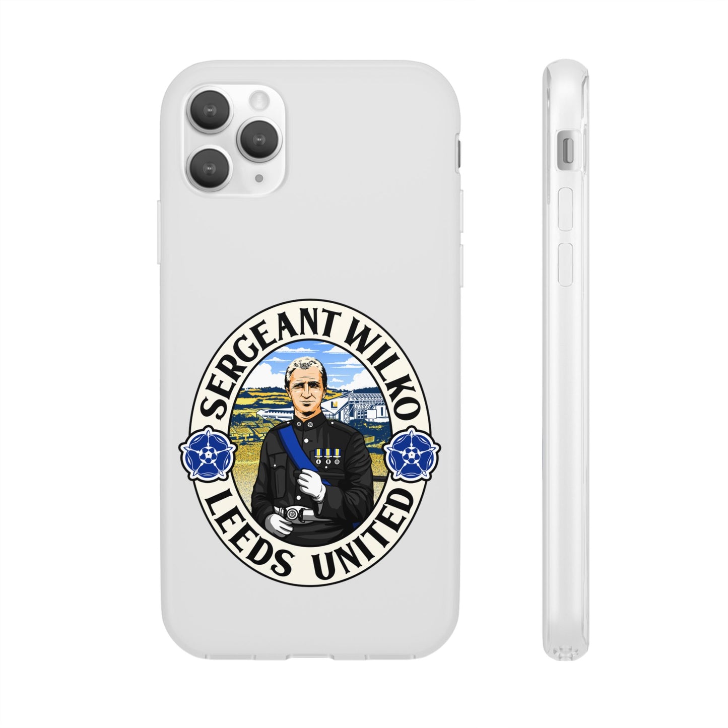 Leeds United 'SERGEANT WILKO'  Retro Football: Flexi Case