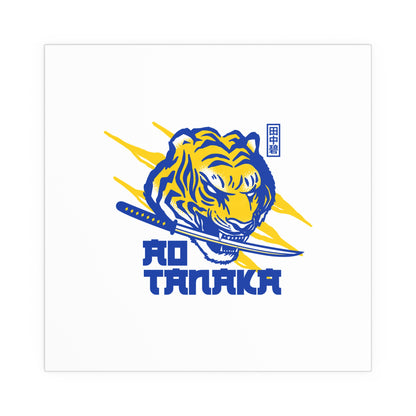 LUFC “Ao Tanaka” Silk Poster