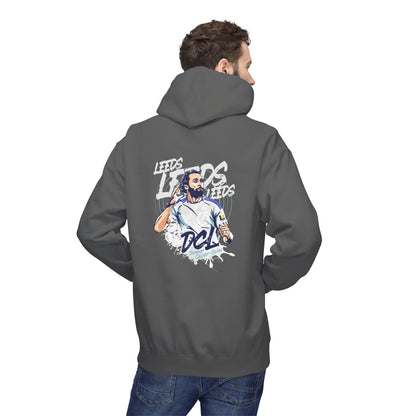 LUFC Softstyle Fleece Hoodie “LEEDS:  Dominic Calvert-Lewin” Midweight  Unisex - Lufcnews.co.uk