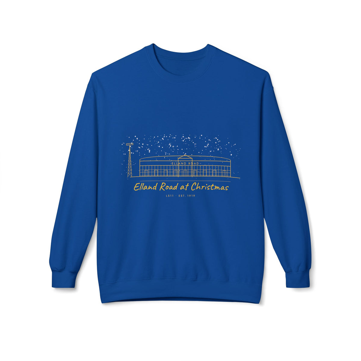 Elland Road at Christmas Jumper