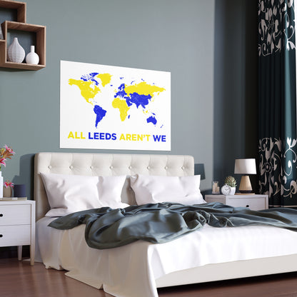 LUFC “All Leeds Aren’t We” Silk  Poster