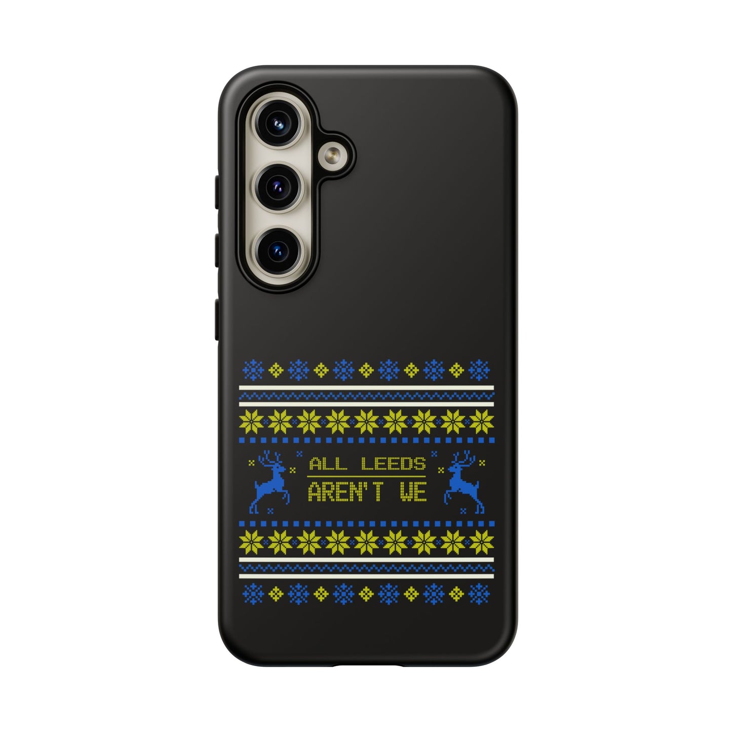 LUFC 'All Leeds Aren't We' Phone  Case: Christmas Edition