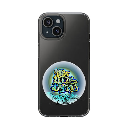 LUFC “I AM LEEDS UNITED” Clear  Impact-Resistant Case