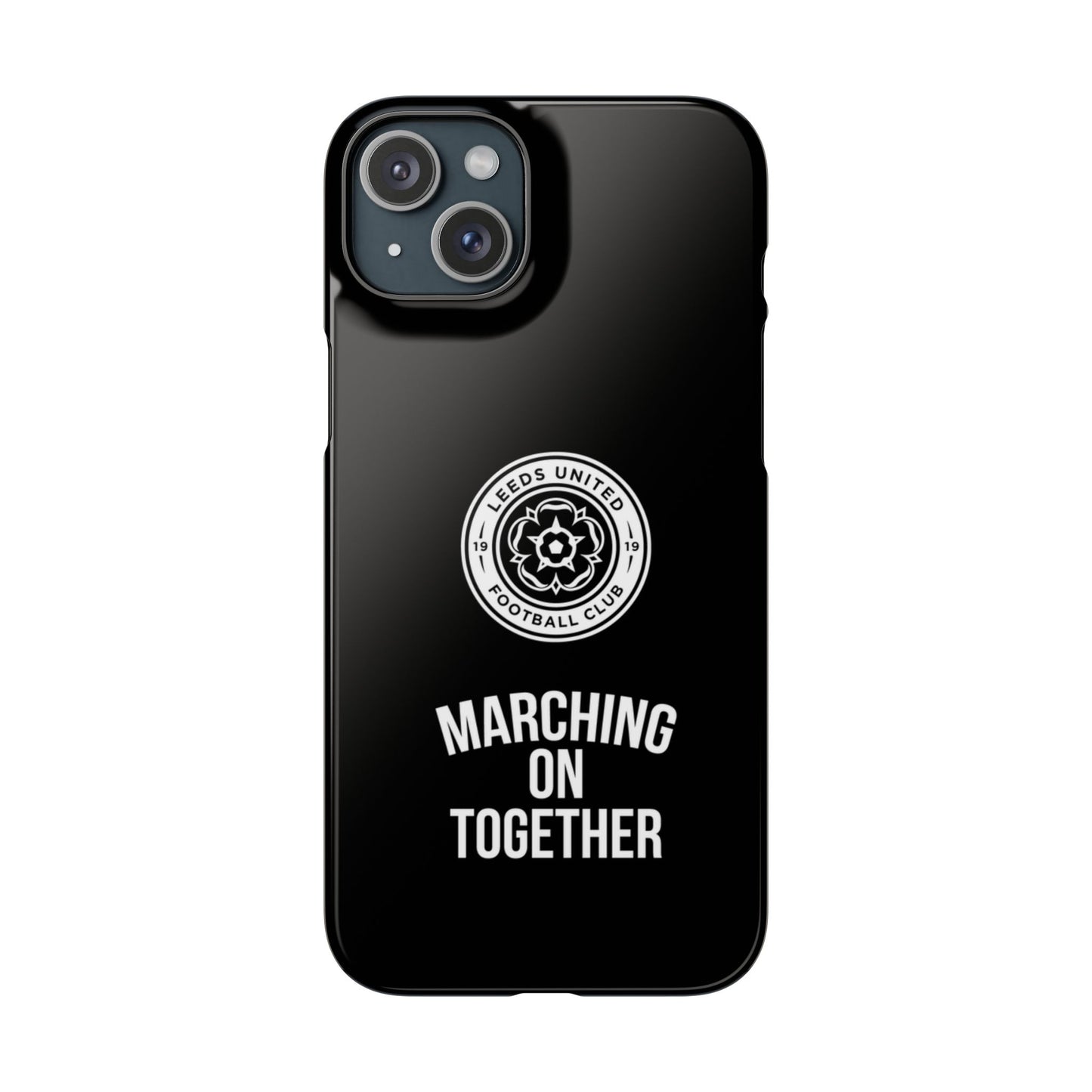 05 Snap Phone Case — "All Leeds Aren't We" Blue & Yellow Emblem