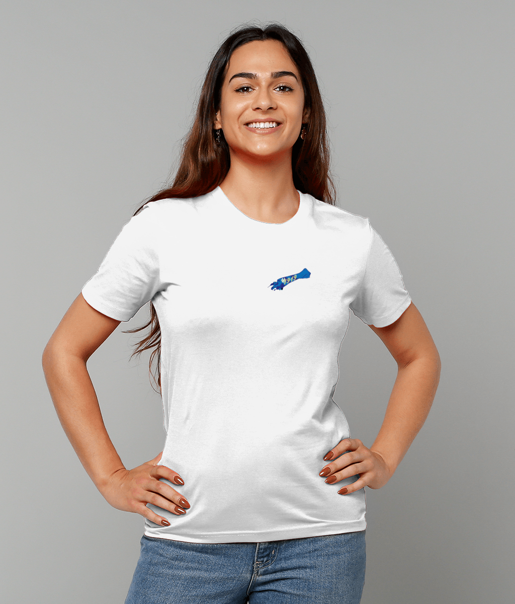 LUFC Blue Salute T-shirt Chest Women